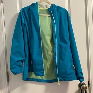 Athleta girls Size XL rain jacket